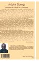 Antoine Gizenga, Le combat de l'héritier de P. Lumumba (9782296049147-back-cover)