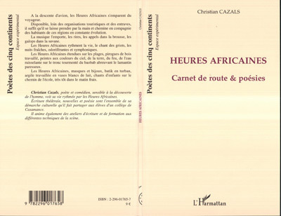 Heures africaines, Carnet de route et poésies (9782296017658-front-cover)