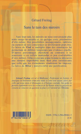 Sans le tain des miroirs, Récits (9782296090613-back-cover)