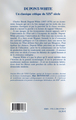 Dupont-White, un classique critique au XIXe siècle (9782296075887-back-cover)