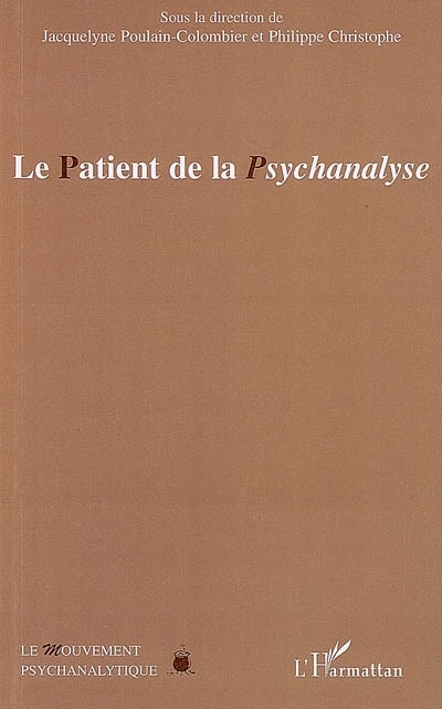 Le Patient de la Psychanalyse (9782296031319-front-cover)