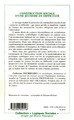 Construction sociale d'une jeunesse en difficulté, Innovations et ruptures (9782296052116-back-cover)