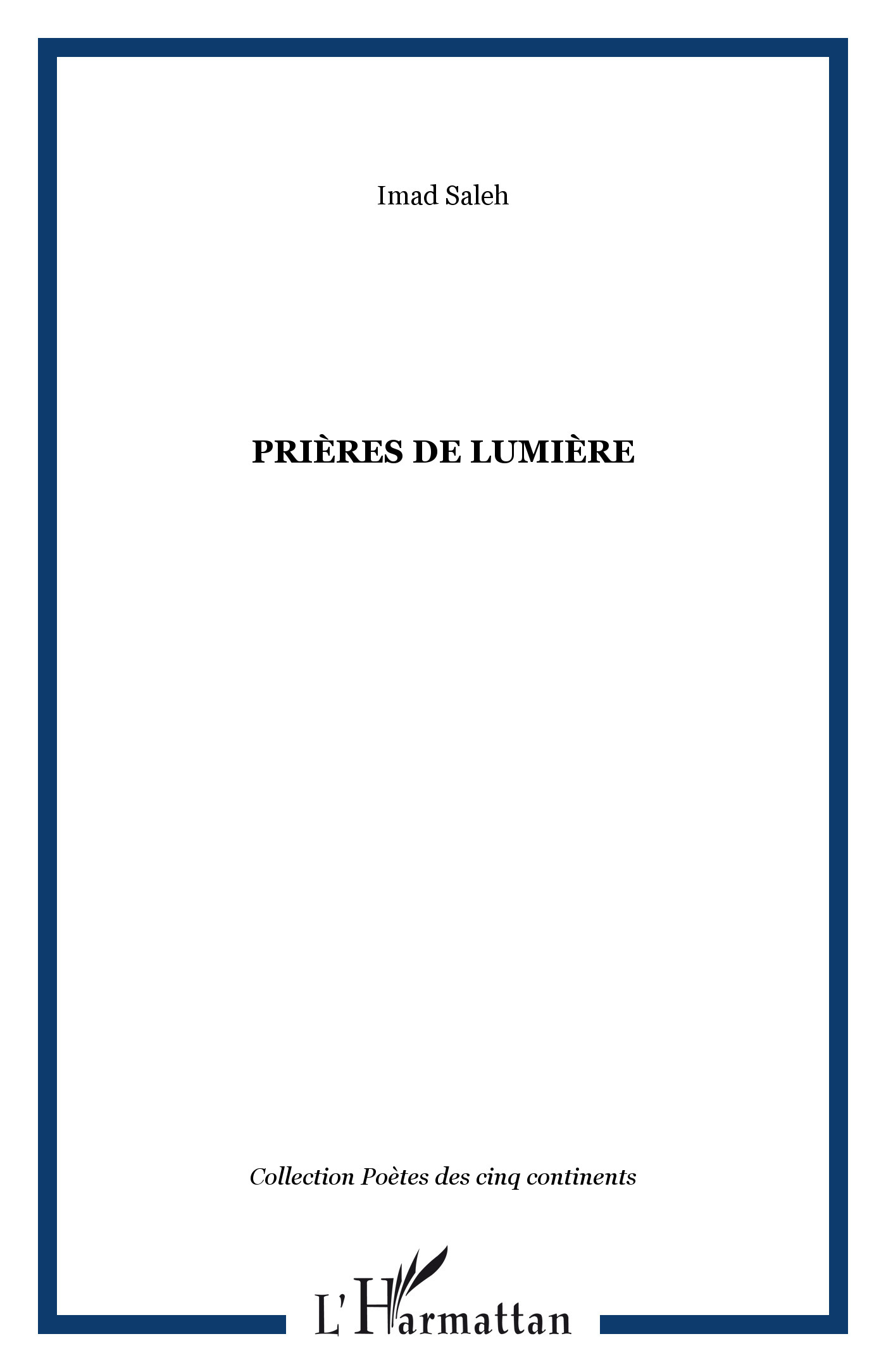 Prières de lumière (9782296041318-front-cover)