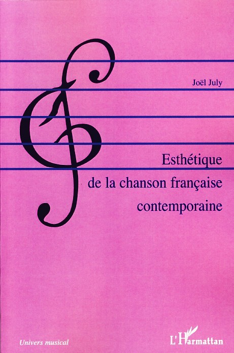 Esthétique de la chanson française contemporaine (9782296042773-front-cover)