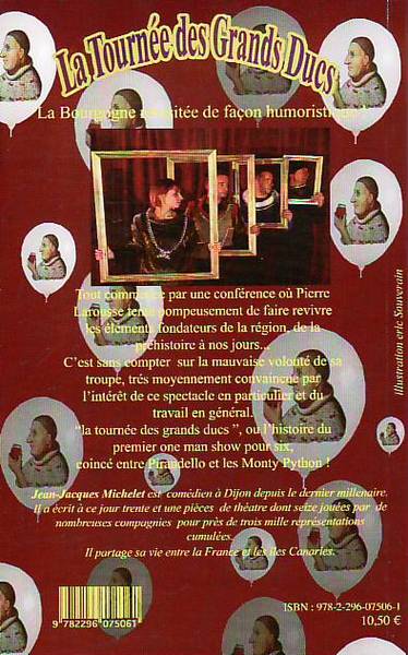 La Tournée des Grands Ducs, La Bourgogne revisitée de façon humoristique - Théâtre (9782296075061-back-cover)