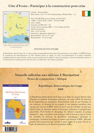 Afrique Liberté, Afrique Liberté N°4 (9782296042889-back-cover)