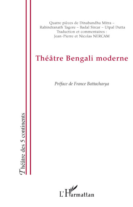 Théâtre Bengali moderne (9782296073234-front-cover)