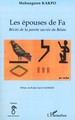 Les épouses de Fa, Récits de la parole sacrée du Bénin (9782296043794-front-cover)