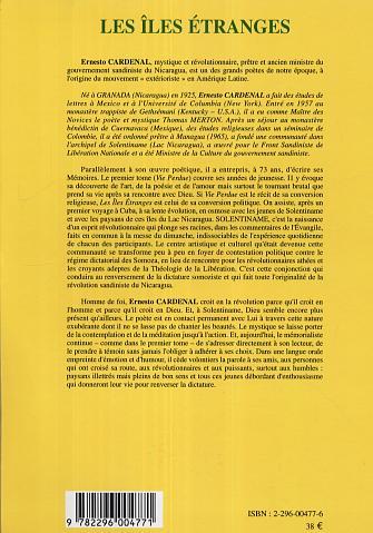 Les îles étranges, Mémoires (2e partie) (9782296004771-back-cover)