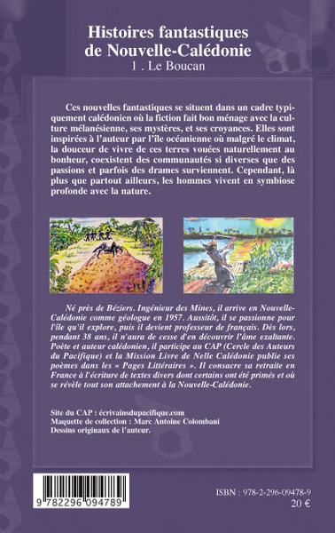 Histoires fantastiques de Nouvelle-Calédonie, 1. Le Boucan (9782296094789-back-cover)