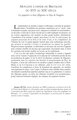 Moulins à papier de Bretagne du XVI° au XIX° siècle, Les papetiers et leurs filigranes en Pays de Fougères (9782296002463-back-cover)
