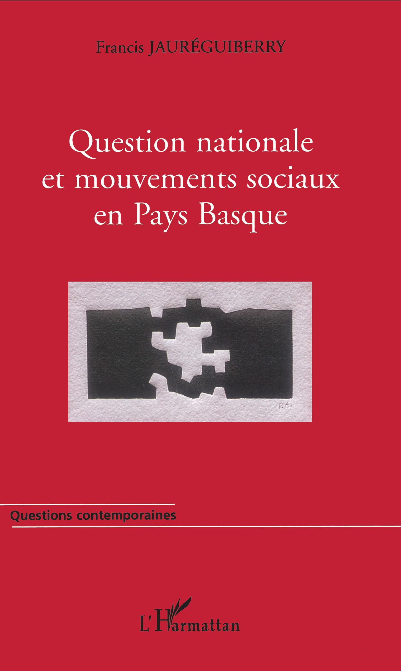 Question nationale et mouvements sociaux en Pays Basque (9782296030312-front-cover)