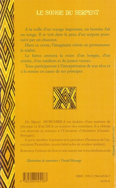 Le songe du serpent (9782296045187-back-cover)