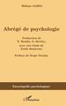 Abrégé de psychologie (9782296006492-front-cover)