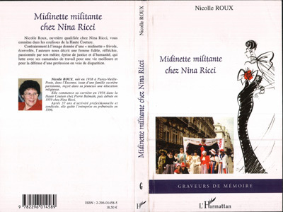 Midinette militante chez Nina Ricci (9782296014589-front-cover)