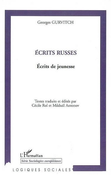 Ecrits russes, Ecrits de jeunesse (9782296013414-front-cover)