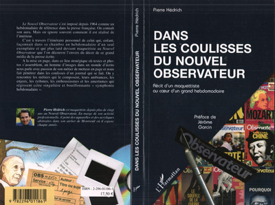 Dans les coulisses du Nouvel Observateur, Récit d'un maquettiste au coeur d'un grand hebdomadaire (9782296011861-front-cover)