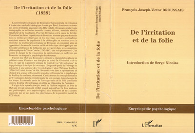 De l'irritation et de la folie, (1828) (9782296015128-front-cover)