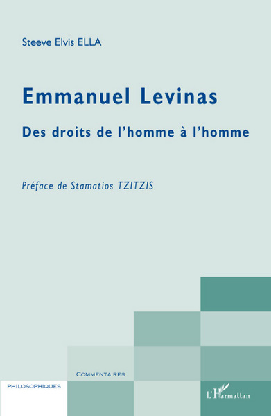 Emmanuel Levinas, Des droits de l'homme à l'homme (9782296094666-front-cover)