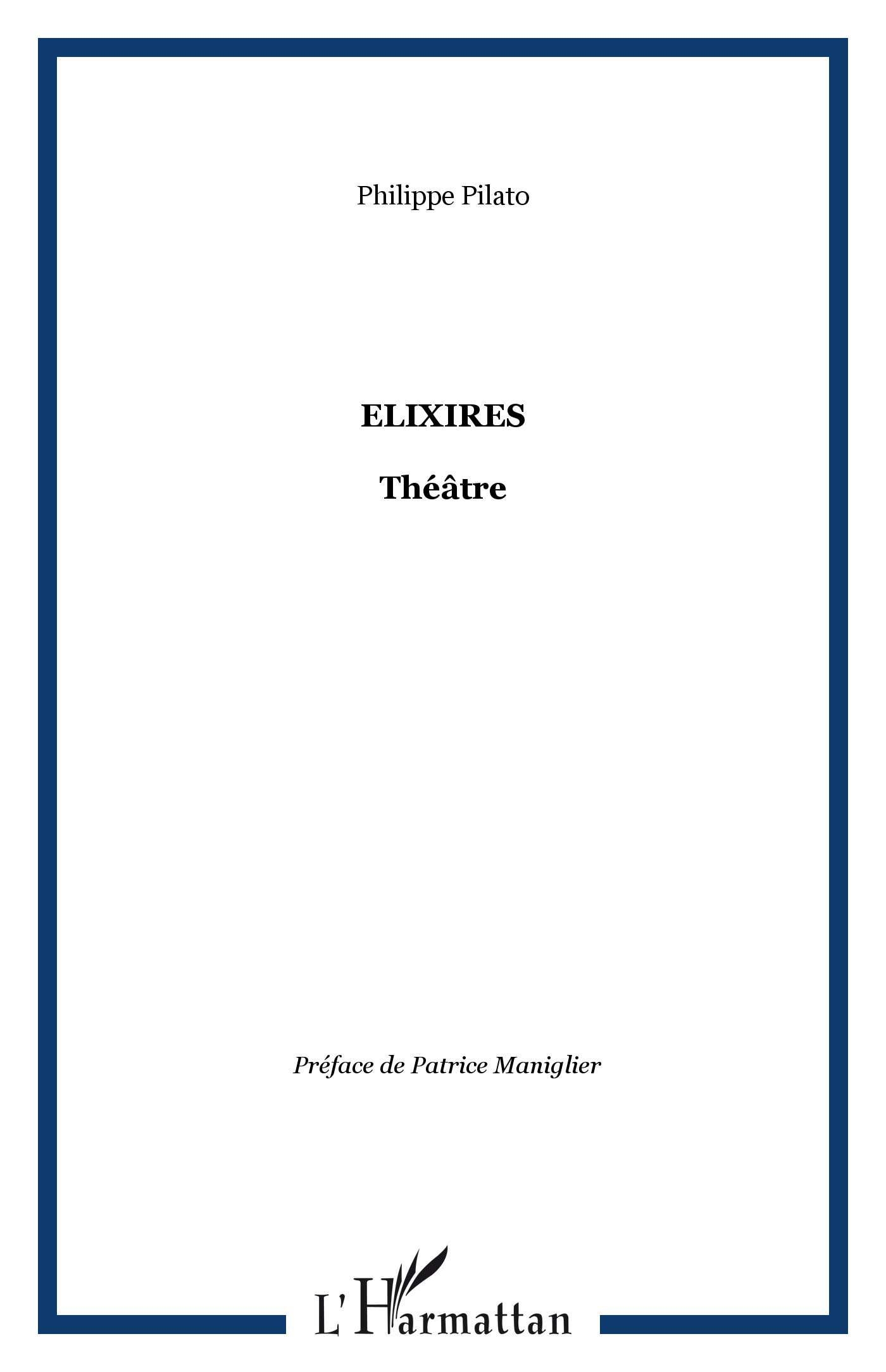 Elixires, Théâtre (9782296043602-front-cover)