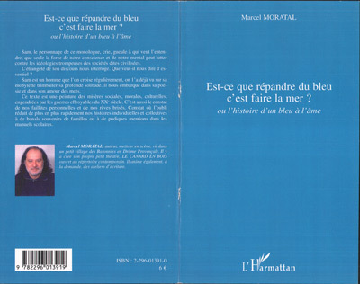 Est-ce que répandre du bleu c'est faire la mer ?, ou l'histoire d'un bleu à l'âme (9782296013919-front-cover)