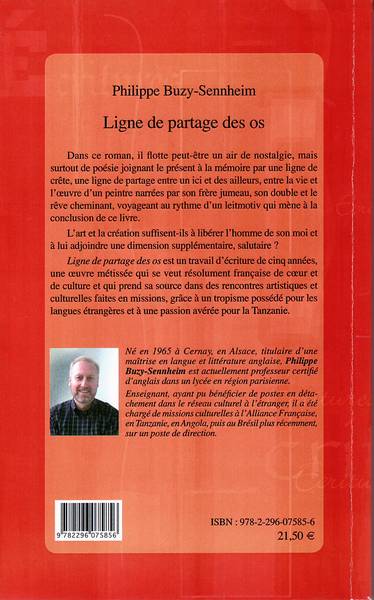 Ligne de partage des os (9782296075856-back-cover)