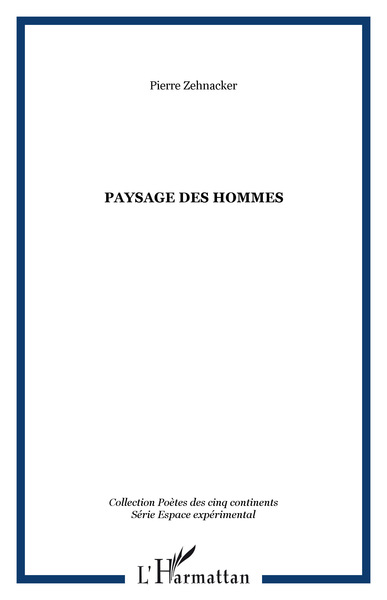 Paysage des hommes (9782296044319-front-cover)