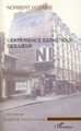 L'expérience esthétique des lieux (9782296057159-front-cover)