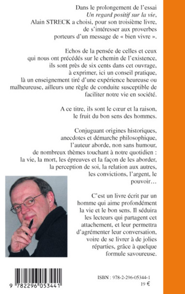Les proverbes et la vie (9782296053441-back-cover)