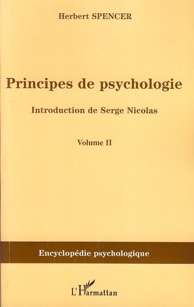 Principes de psychologie (volume 2) (9782296041219-front-cover)
