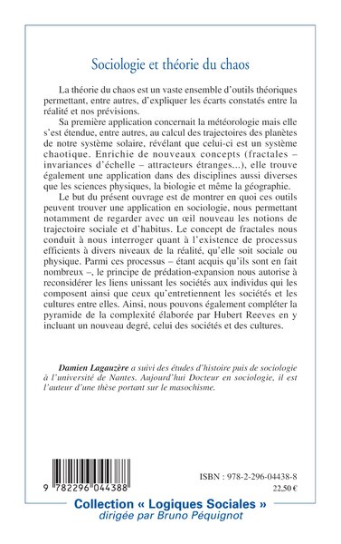 Sociologie et théorie du chaos (9782296044388-back-cover)