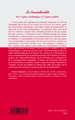 La transidentité, De l'espace médiatique à l'espace public (9782296060975-back-cover)