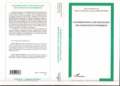 Contributions à une sociologie des conduites économiques (9782296007987-front-cover)