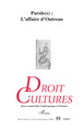 Droit et Cultures, Parole(s) : L'affaire d'Outreau (9782296057371-front-cover)