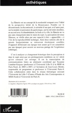 Propos sur la flânerie (9782296073548-back-cover)