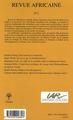 Revue africaine, Droit naturel et modernité (9782296026827-back-cover)