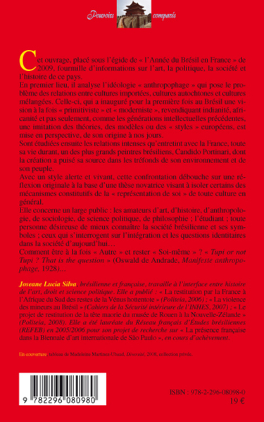 "L'anthropophagisme" dans l'identité culturelle brésilienne (9782296080980-back-cover)