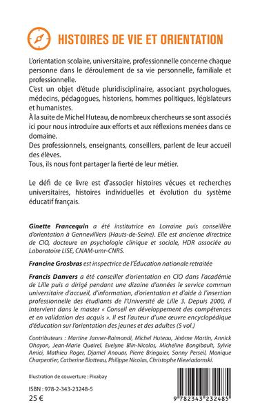 Histoires de vie et orientation (9782343232485-back-cover)