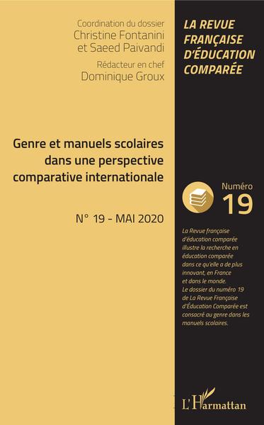 Revue française d'éducation comparée, Genre et manuels scolaires dans une perspective comparative internationale (9782343201788-front-cover)