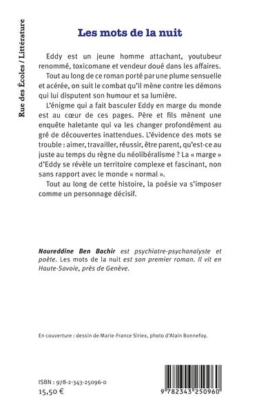 Les mots de la nuit (9782343250960-back-cover)