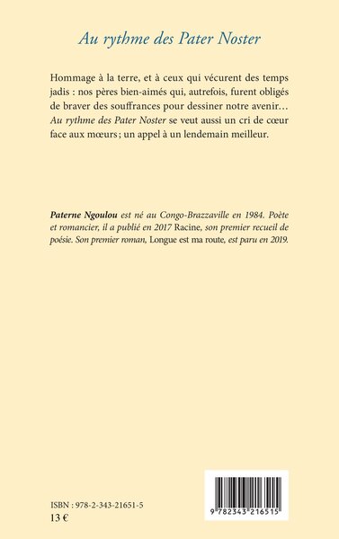 Au rythme des Pater Noster (9782343216515-back-cover)