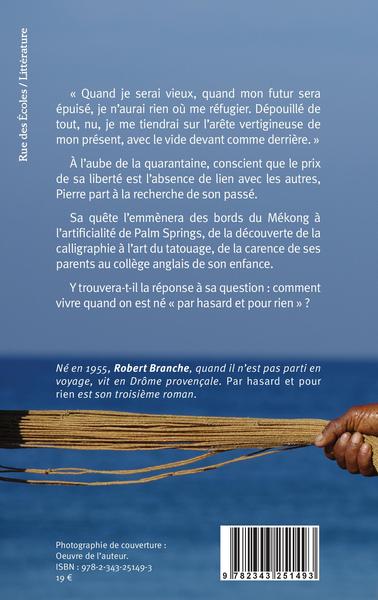 Par hasard et pour rien (9782343251493-back-cover)