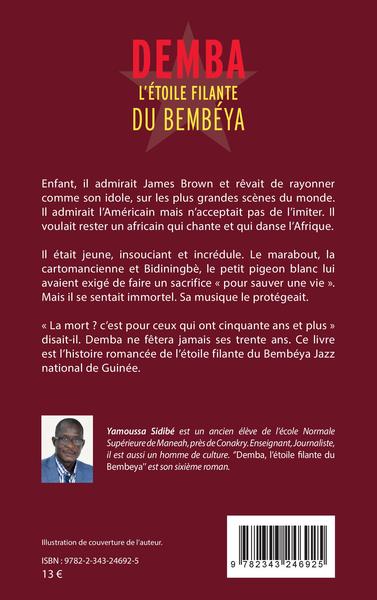 Demba l'étoile filante du Bembéya (9782343246925-back-cover)