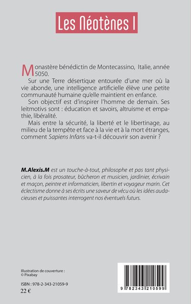 Les Néotènes I (9782343210599-back-cover)