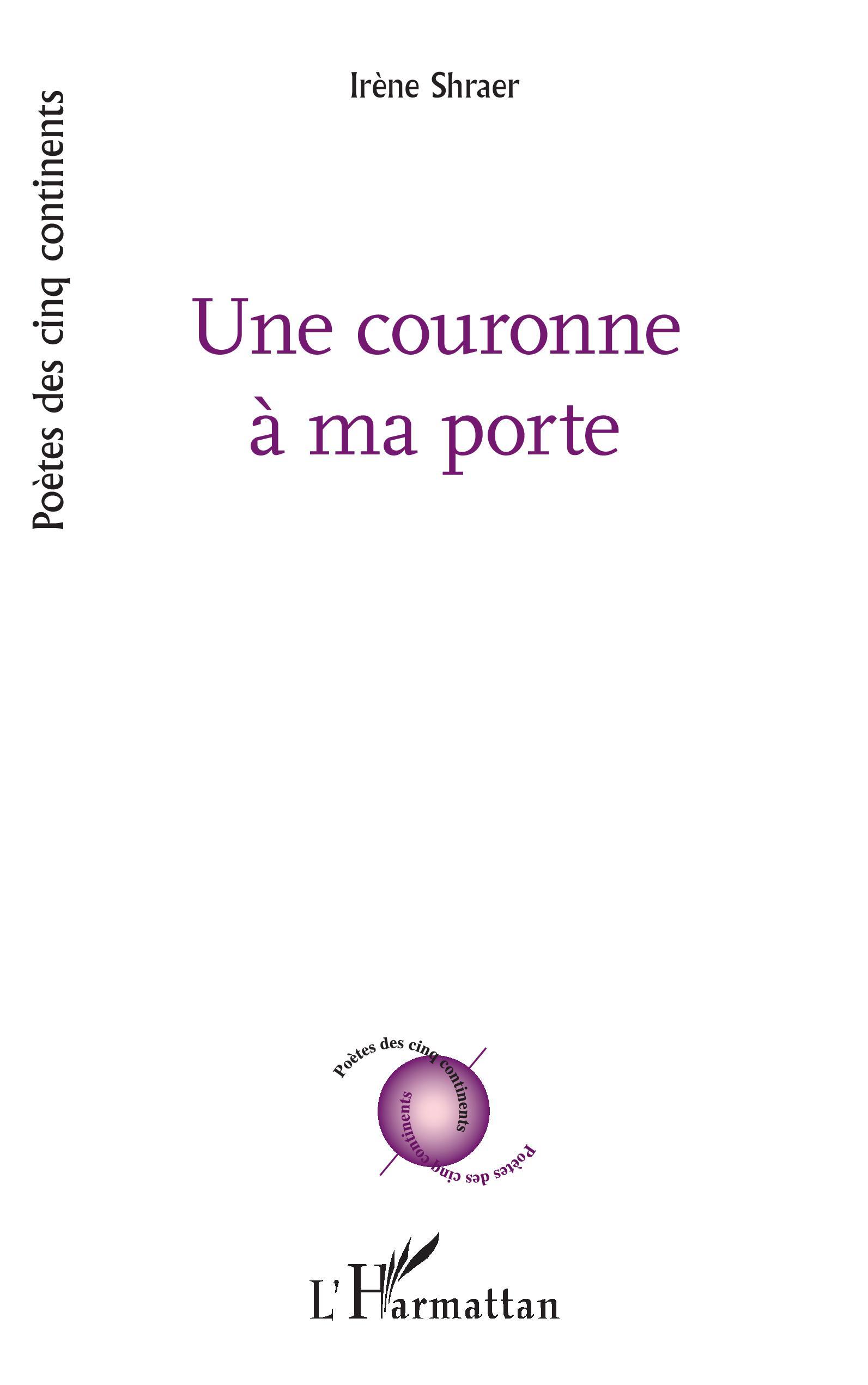 Une couronne à ma porte (9782343207094-front-cover)