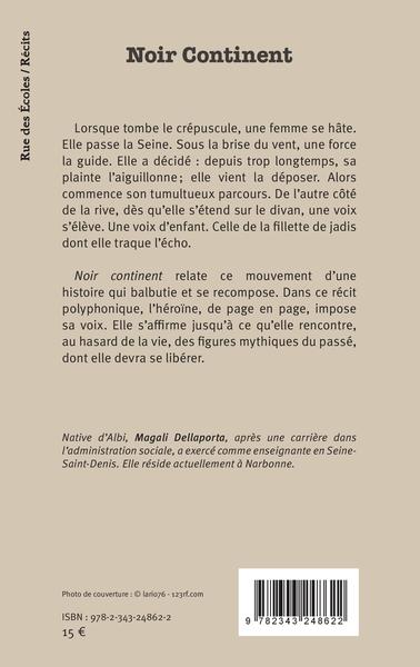 Noir Continent (9782343248622-back-cover)