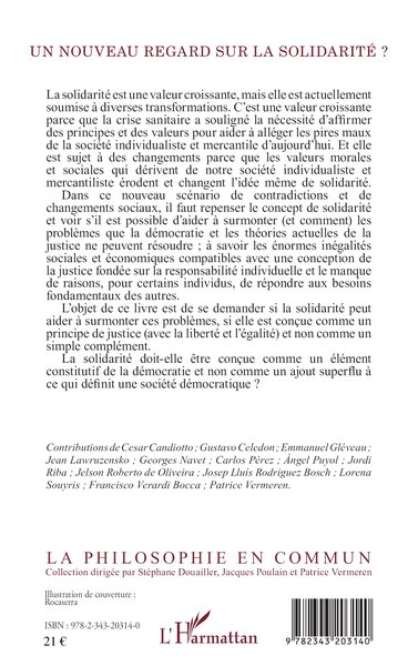 Un nouveau regard sur la solidarité ? (9782343203140-back-cover)