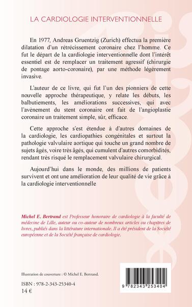 La cardiologie interventionnelle, Histoire et évolution (9782343253404-back-cover)