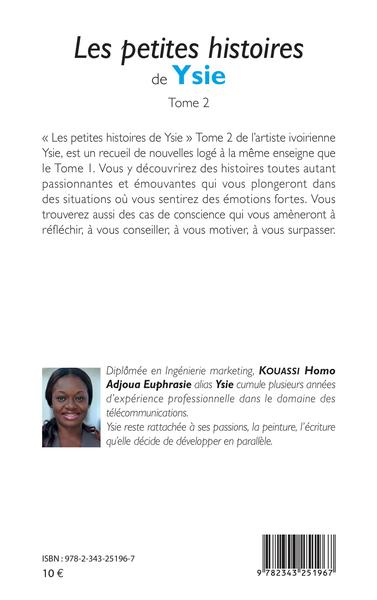 Les petites histoires de Ysie, Tome 2 (9782343251967-back-cover)