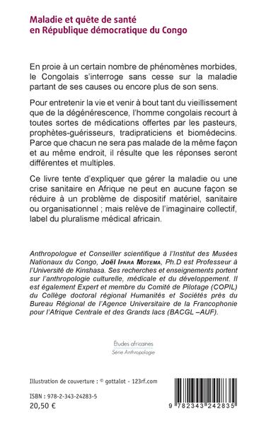 Maladie et quête de santé en République démocratique du Congo (9782343242835-back-cover)